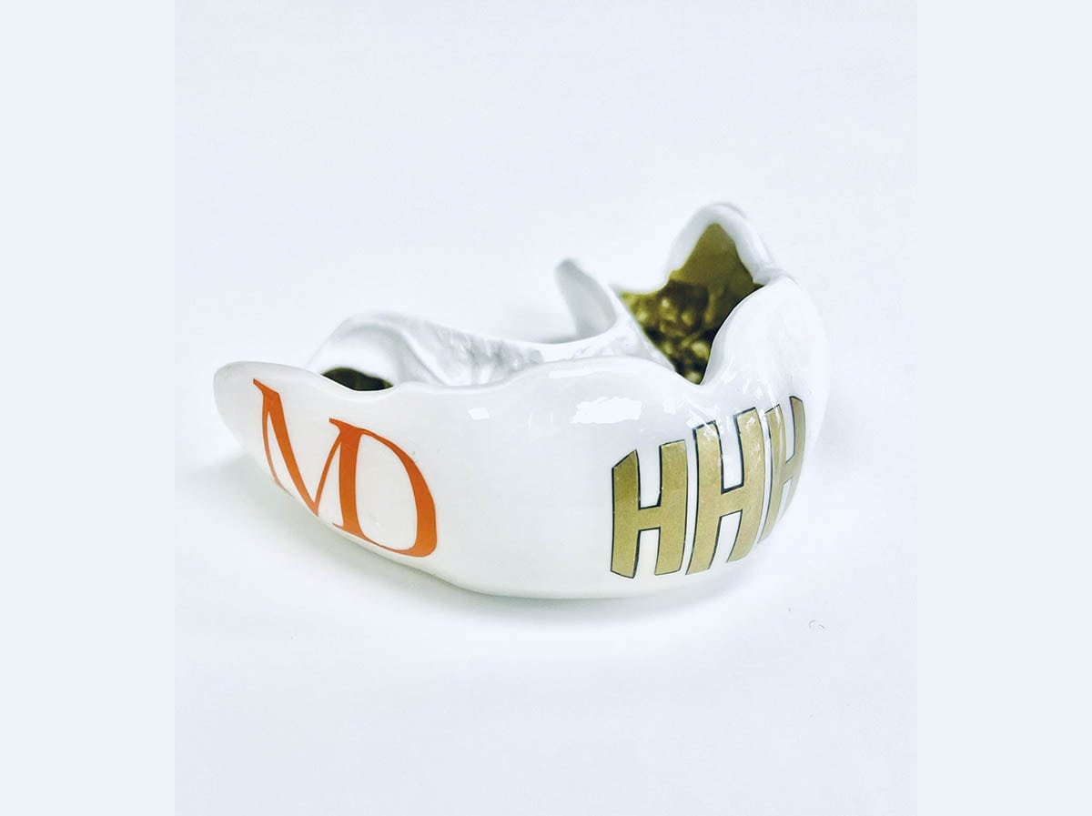 self fit white mouth guard