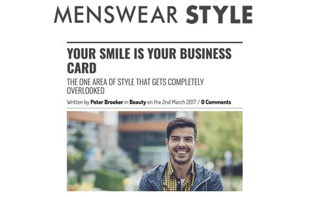 A screenshot taken from a newspaper and featured with young smilling man